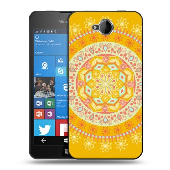 Дизайнерский силиконовый чехол для Microsoft Lumia 650 Мандалы (на заказ)