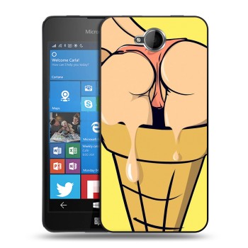 Дизайнерский силиконовый чехол для Microsoft Lumia 650 креативный дизайн (на заказ)