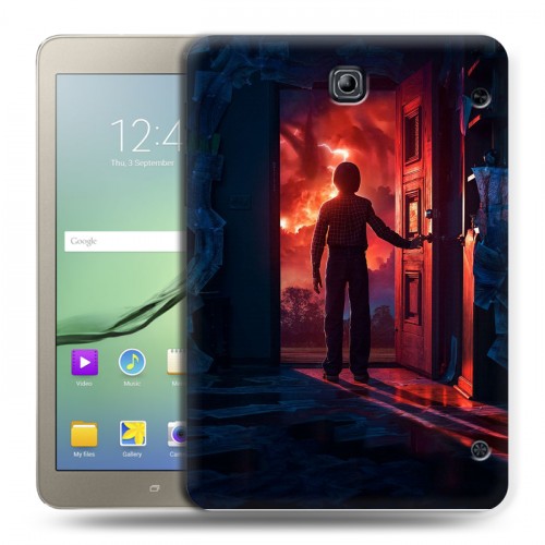 Дизайнерский силиконовый чехол для Samsung Galaxy Tab S2 8.0 Очень странные дела