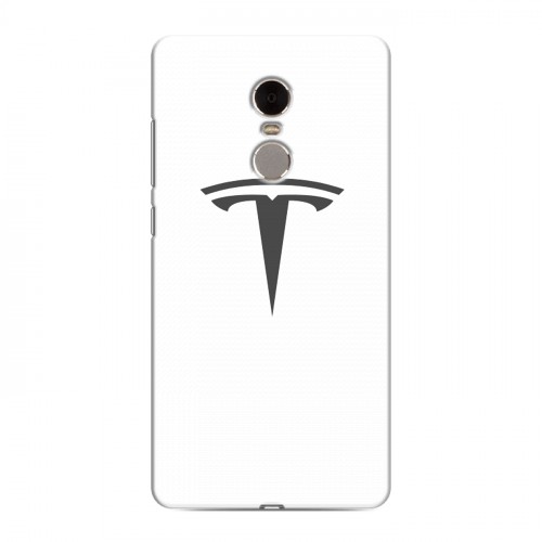 Дизайнерский силиконовый чехол для Xiaomi RedMi Note 4 Tesla