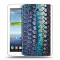 Дизайнерский силиконовый чехол для Samsung Galaxy Tab 3 7.0 креативный дизайн