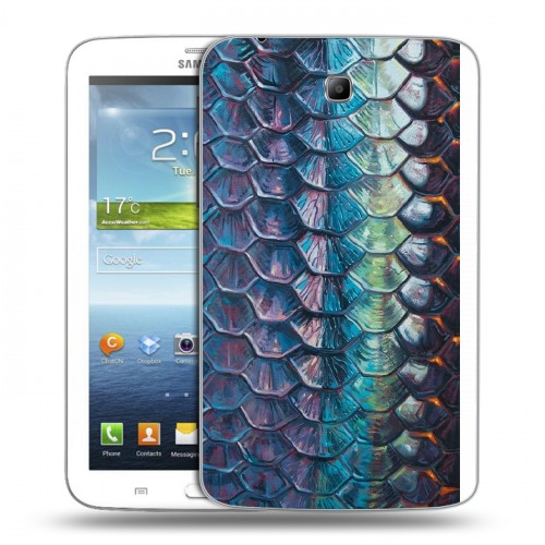 Дизайнерский силиконовый чехол для Samsung Galaxy Tab 3 7.0 креативный дизайн