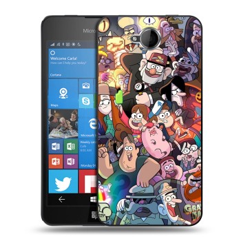 Дизайнерский силиконовый чехол для Microsoft Lumia 650 Креатив (на заказ)