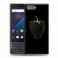 Дизайнерский пластиковый чехол для BlackBerry KEY2 LE Темная клубничка