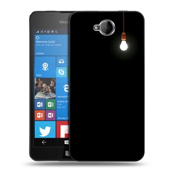 Дизайнерский силиконовый чехол для Microsoft Lumia 650 креатив дизайн (на заказ)
