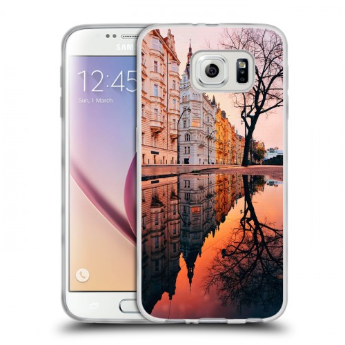Дизайнерский пластиковый чехол для Samsung Galaxy S6 Креативный принт