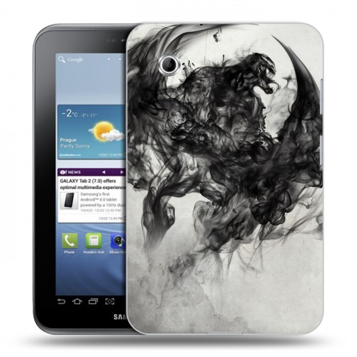 Дизайнерский силиконовый чехол для Samsung Galaxy Tab 2 7.0 Веном