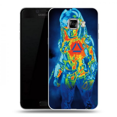 Дизайнерский пластиковый чехол для Samsung Galaxy C5 Хищник (2018)