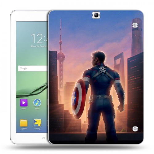Дизайнерский силиконовый чехол для Samsung Galaxy Tab S2 9.7 Мстители: Финал