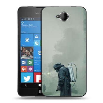 Дизайнерский силиконовый чехол для Microsoft Lumia 650 Чернобыль (на заказ)