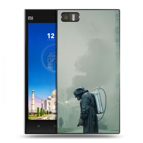 Дизайнерский пластиковый чехол для Xiaomi MI3 Чернобыль