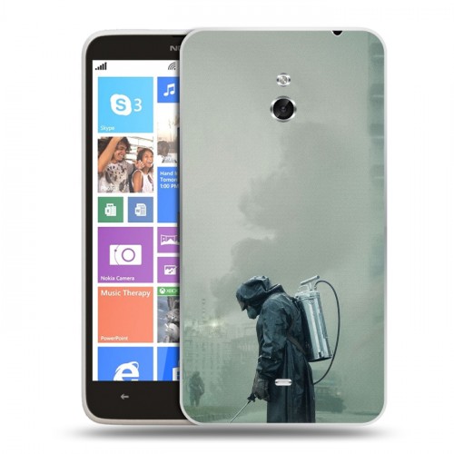Дизайнерский пластиковый чехол для Nokia Lumia 1320 Чернобыль