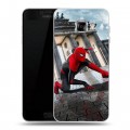 Дизайнерский пластиковый чехол для Samsung Galaxy C5 Человек-паук: Вдали от дома