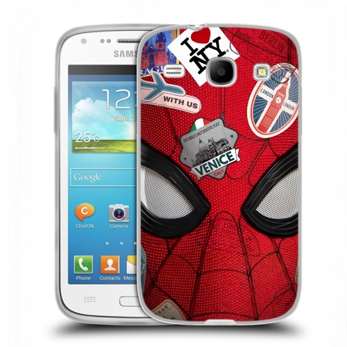 Дизайнерский силиконовый чехол для Samsung Galaxy Core Человек-паук: Вдали от дома