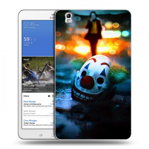 Дизайнерский силиконовый чехол для Samsung Galaxy Tab Pro 8.4 Джокер