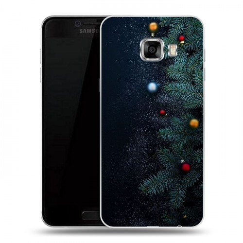Дизайнерский пластиковый чехол для Samsung Galaxy C5 Christmas 2020