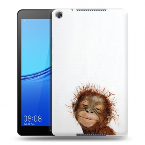 Дизайнерский силиконовый чехол для Huawei MediaPad M5 lite 8 Мятные звери
