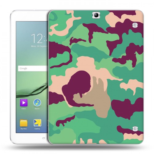 Дизайнерский силиконовый чехол для Samsung Galaxy Tab S2 9.7 Кислотный камуфляж