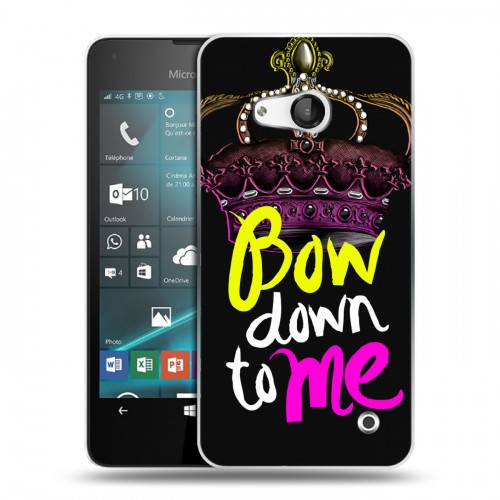 Дизайнерский пластиковый чехол для Microsoft Lumia 550 Панк корона