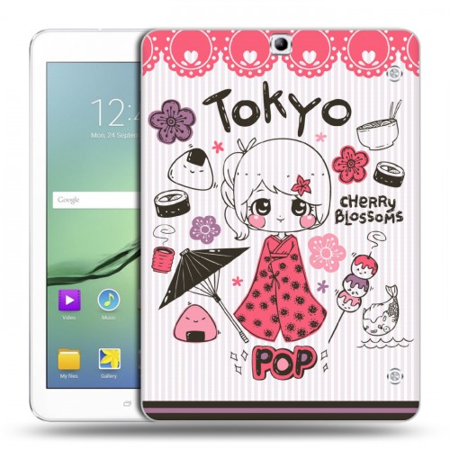 Дизайнерский силиконовый чехол для Samsung Galaxy Tab S2 9.7 Городские символы