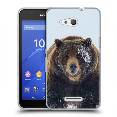 Дизайнерский пластиковый чехол для Sony Xperia E4g Медведь