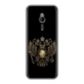 Дизайнерский силиконовый чехол для Nokia 230 герб России золотой