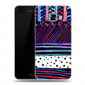 Дизайнерский пластиковый чехол для Samsung Galaxy C5 Карандашные узоры