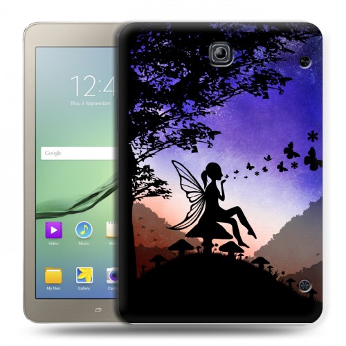 Дизайнерский силиконовый чехол для Samsung Galaxy Tab S2 8.0 Фантастические силуэты