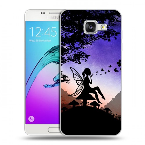 Дизайнерский силиконовый чехол для Samsung Galaxy A5 (2016) Фантастические силуэты