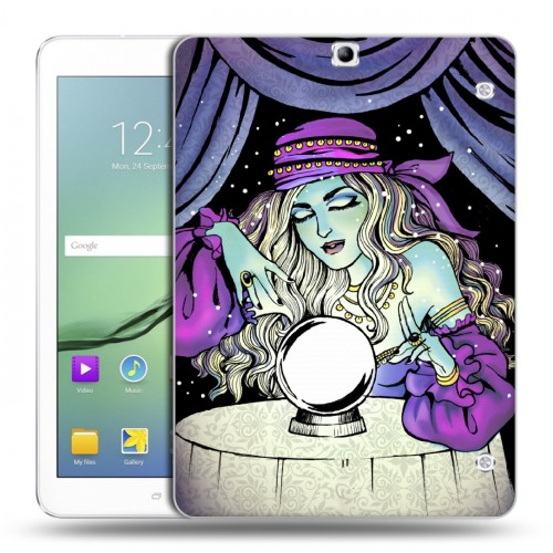 Дизайнерский силиконовый чехол для Samsung Galaxy Tab S2 9.7 Совы и волшебницы