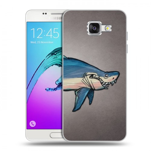 Дизайнерский силиконовый чехол для Samsung Galaxy A5 (2016) Акулы