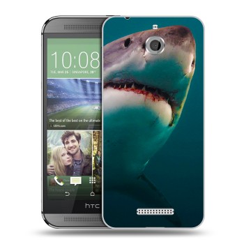 Дизайнерский силиконовый чехол для HTC Desire 510 Акулы (на заказ)