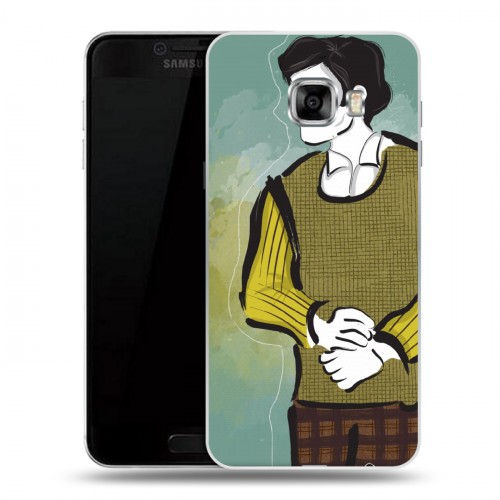 Дизайнерский пластиковый чехол для Samsung Galaxy C5 Модные иллюстрации