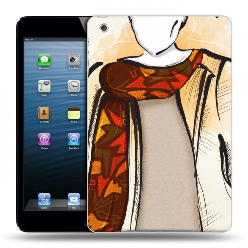 Дизайнерский пластиковый чехол для Ipad Mini Модные иллюстрации