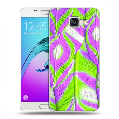 Дизайнерский силиконовый чехол для Samsung Galaxy A5 (2016) Контрастные перья