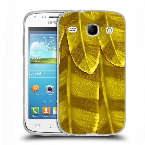 Дизайнерский пластиковый чехол для Samsung Galaxy Core Контрастные перья