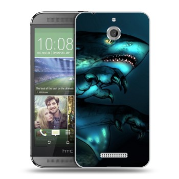 Дизайнерский силиконовый чехол для HTC Desire 510 Акулы (на заказ)