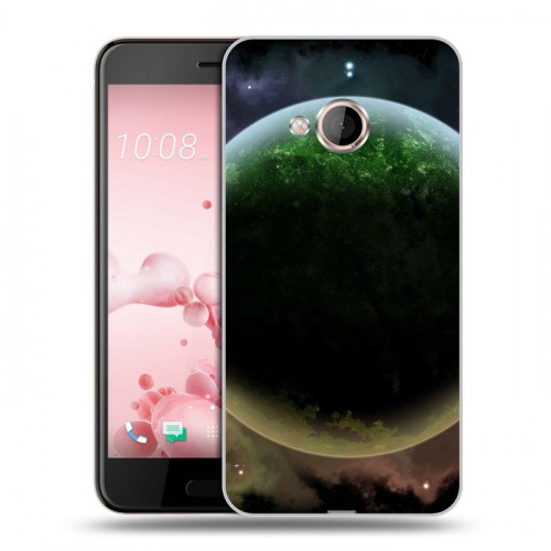 Дизайнерский силиконовый чехол для HTC U Play Галактика
