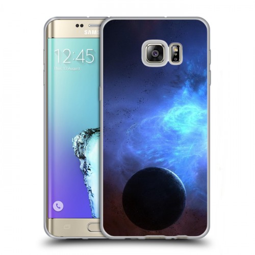 Дизайнерский пластиковый чехол для Samsung Galaxy S6 Edge Plus Галактика