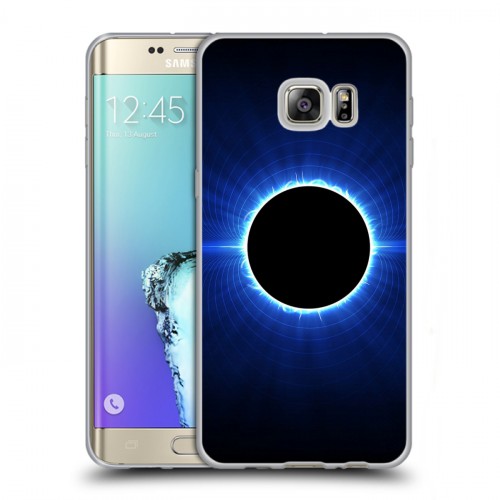 Дизайнерский пластиковый чехол для Samsung Galaxy S6 Edge Plus Затмение