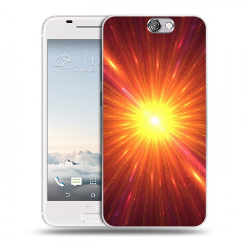 Дизайнерский пластиковый чехол для HTC One A9 Солнце