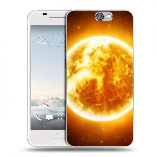 Дизайнерский пластиковый чехол для HTC One A9 Солнце