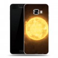 Дизайнерский пластиковый чехол для Samsung Galaxy C5 Солнце