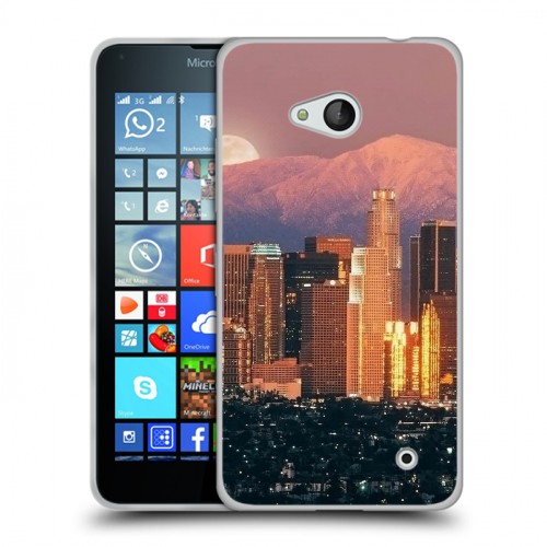 Дизайнерский пластиковый чехол для Microsoft Lumia 640 Лос-Анжелес