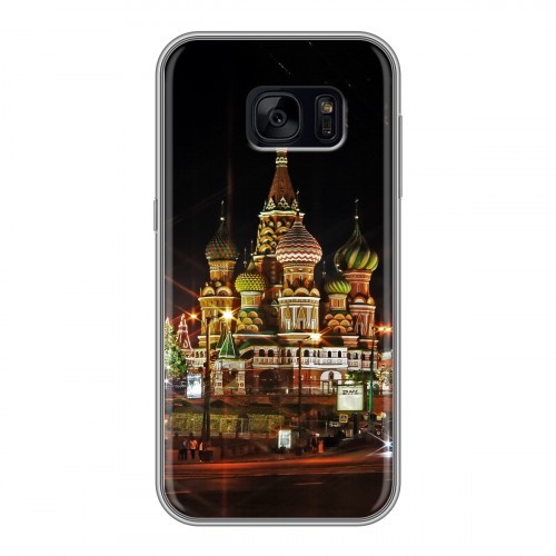Дизайнерский силиконовый чехол для Samsung Galaxy S7 Edge Москва