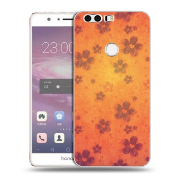 Дизайнерский силиконовый чехол для Huawei Honor 8 Цветочные мотивы (на заказ)