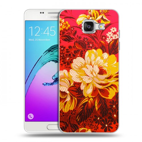 Дизайнерский силиконовый чехол для Samsung Galaxy A5 (2016) Цветочные мотивы