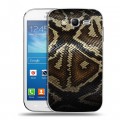 Дизайнерский пластиковый чехол для Samsung Galaxy Grand Neo Кожа змей