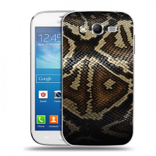 Дизайнерский пластиковый чехол для Samsung Galaxy Grand Neo Кожа змей
