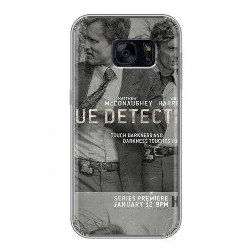 Дизайнерский силиконовый чехол для Samsung Galaxy S7 Edge Настоящий детектив